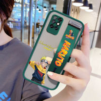 UCUC เคสโทรศัพท์เคสสำหรับ Infinix Note 8 X692 (สายรัดข้อมือ) กันกระแทก Frosted กลับการ์ตูนตุ๊กตาอุสึมากินารูโตะเคสโทรศัพท์ชายขอบฝาครอบเลนส์ป้องกันเลนส์โทรศัพท์บางเฉียบเคสโทรศัพท์