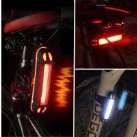 Waterprroof Bike Bicycle Cycling USB Rechargeable Front Rear Light LED Tail Lamp