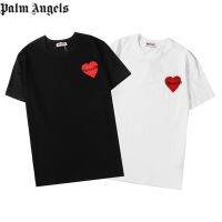 ราคาต่ำสุดเสื้อยืดแขนสั้นผ้าฝ้ายแฟชั่นพิมพ์ลาย Palm AngelsS-3XL  04UR