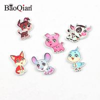 【YF】❍  50Pcs Mixed Animals 2-Hole Buttons Garment Sewing Accessories Scrapbooking Crafts