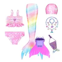 New baby girl Ariel mermaid tail split bikini hot spring vacation photo performance swimsuit