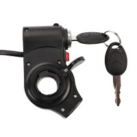 Bashijian รถจักรยานไฟฟ้า Handlebar คันเร่งคันเร่ง Grip Throttle Key Lock Switch