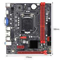 B75M M-ATX แผงวงจรคอมพิวเตอร์ช่องคู่16G DDR3 USB 2.0/3.0 SATA2.0/3.0เมนบอร์ดรองรับ I7 LGA1155/I5/CPU 3 Intel