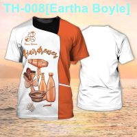 卍 Eartha Boyle The new 2023 barber shop barber mens and womens T-shirt in paragraph 3 d digital printing short sleeve blouse