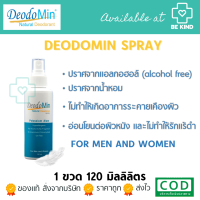 Deodomin Spray สเปรย์ระงับกลิ่นกายสารส้ม 120มล.