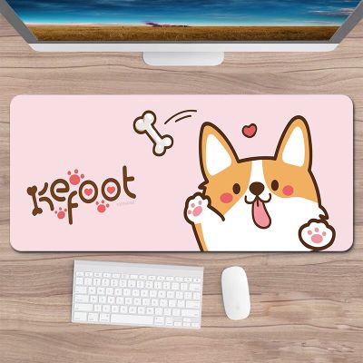 แผ่นรองเมาส์น่ารัก Combo Table Pad แผ่นรองเมาส์ขนาด XXL ขนาดใหญ่ Kawaii อุปกรณ์เกมแล็ปท็อปแป้นพิมพ์เกมมิ่ง MacBook แผ่นรองเมาส์กันน้ำ