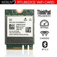 RTL8822CE 8822CE 802.11AC ไร้สาย Wifi 867Mbps บลูทูธ5.0 NGFF 02HK70 1การ์ดเน็ตเวิร์คสำหรับ Lenovo E460 E465 E470 E560 E475