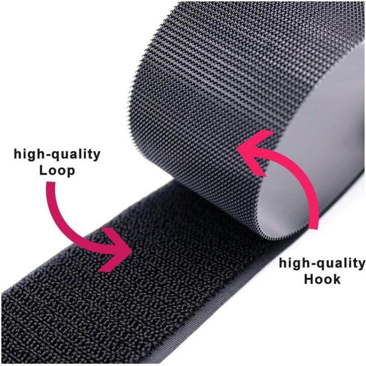 1m-pair-sew-on-hook-and-loop-strips-soft-safe-non-adhesive-fastener-hook-loop-tape-nylon-interlocking-tape-for-sewing-accessorie