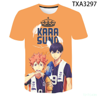 New Summer 2020 New 3D T Shirts Cartoon Haikyuu Casual Streetwear Boy Girl Kids Fashion Men Women Children Printed T-shirt Tops Tee fashion versatile t-shirt