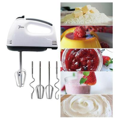 Tmall Electric 7 Speed Egg Beater Flour Mixer Mini Electric Hand Held Mixer (White)