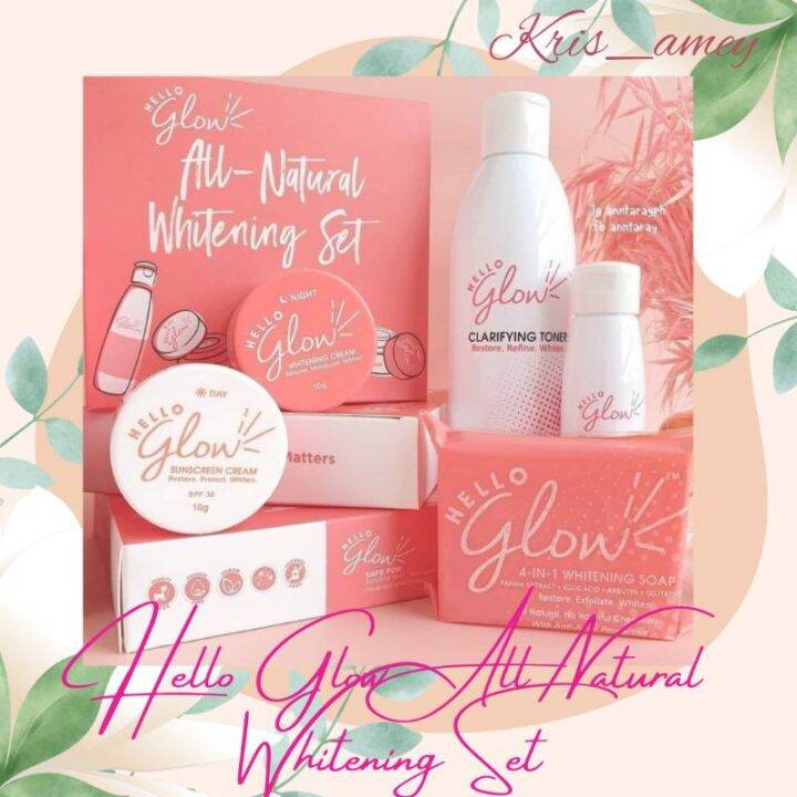 COD Ever Bilena Hello Glow All Natural Rejuvenating Set | Lazada PH