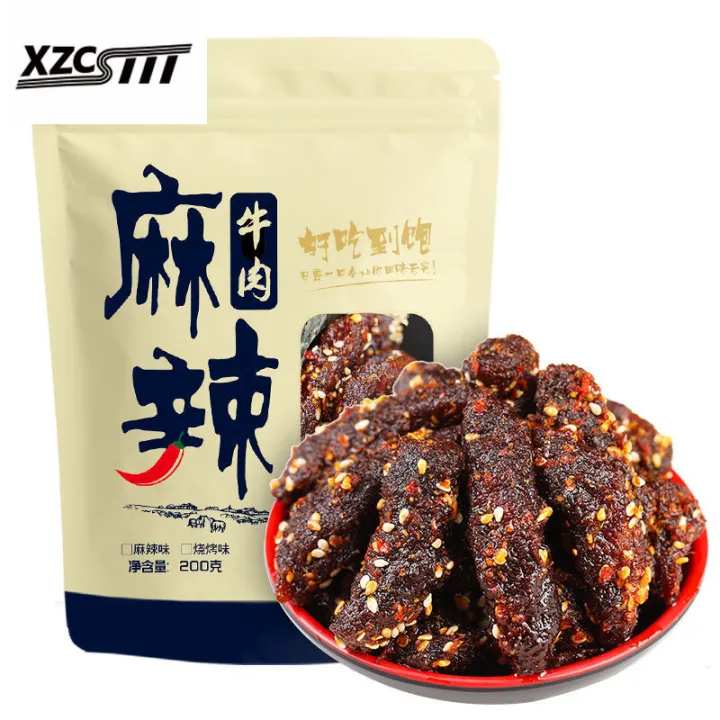 (In Stock) Old Sichuan Spicy Beef Jerky 200g Shredded Beef Strips