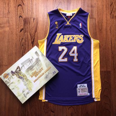 Top-quality Mens Basketball Jersey Los Angeles Lakerss 24 Kobee Bryantt Mitchell Ness 2008-09 Hardwood Classics Purple Jersey