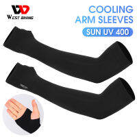 WEST BIKING Sun UV400ปลอกแขนอุปกรณ์ตกปลากีฬากลางแจ้งผ้าคลุมป้องกันระบายอากาศได้ดี,ปลอกแขนสำหรับขี่มอเตอร์ไซค์