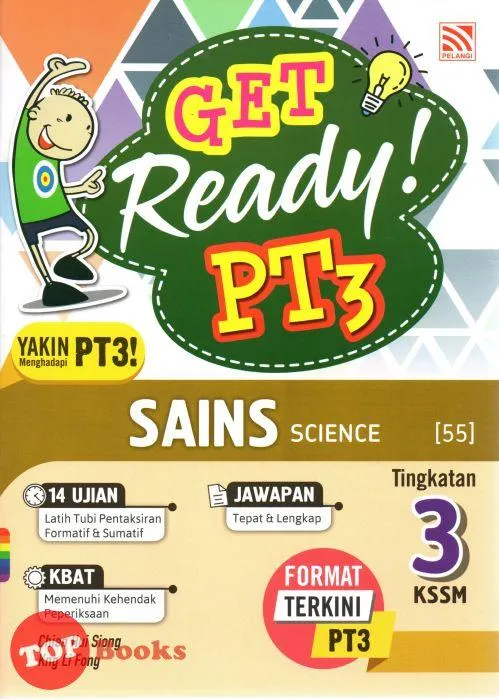 Topbooks Pelangi Get Ready Pt3 Sains Tingkatan 3 Kssm Dwibahasa Lazada