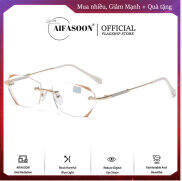 AIFASOON Kính Chống Bức Xạ Kim Cương Kính Không Viền Kính Máy Tính Chống