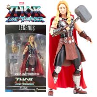 แอคชั่นฟิกเกอร์โมเดลฮีโร่สุดเท่ห์พร้อมอุปกรณ์ตกแต่งรุ่นพิเศษ Hasbro Legends Series Thor Love And Thunder MIGHTY THOR Limited Edition