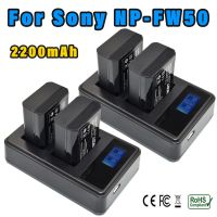 Powtree สำหรับ Sony 2200Mah 7.2V NP FW50 NP-FW50 NPFW50กล้อง Akku + เครื่องชาร์จแบบคู่มีจอแอลซีดีสำหรับอัลฟา A6500 6300 6000 3000