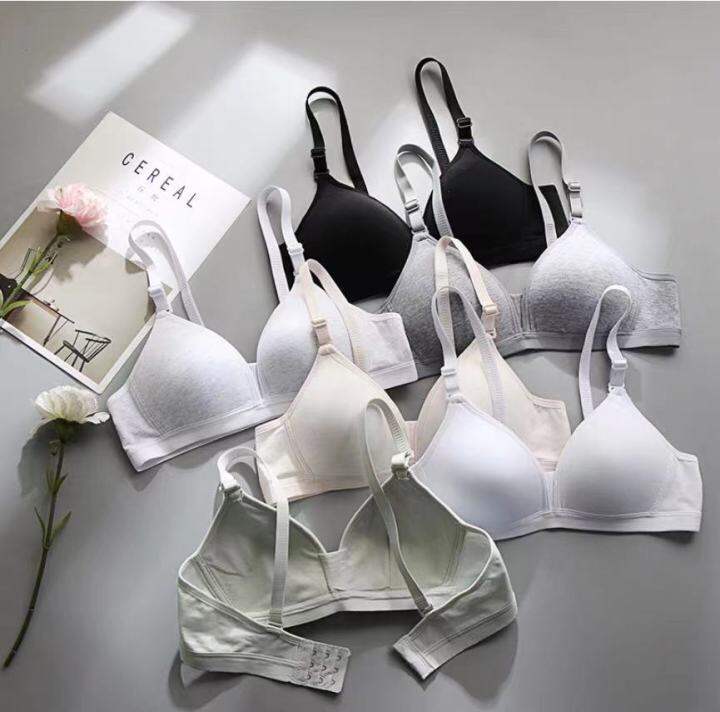 Cotton Students Bra No Steel Ring Pure Thin Small Chest Bra Junior