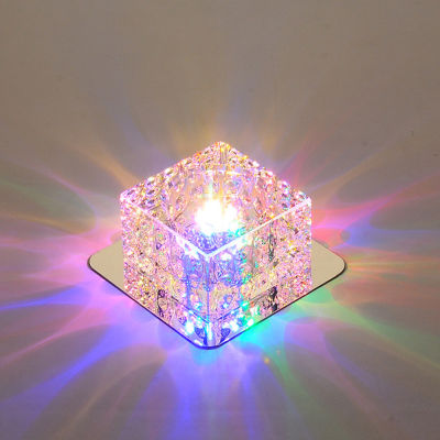 LED Ceiling Light Surface Mounted Crystal Aisle Lamp Lustre Modern Ceiling Lamp For Living Room Indoor Bedroom Corridor Entrance