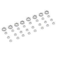 32PCS Steel Bearing 3X6X2mm 6X10X3mm for WPL C14 C24 B36 MN D90 MN-90 MN99S RC Car Spare Parts Upgrade Accessories