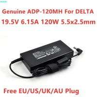 ADP-120MH ของแท้6.15A D 19.5V 120W A12 120P 1A อะแดปเตอร์ AC สำหรับ MSI GP70 GS70 GP60 GP62 GL62 GL72 GE72 Charger Laptop เกม GE60