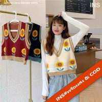 INS?*พร้อมส่ง*เสื้อกั๊ก ดอกทันตะวัน น่ารักใส่สวยมาก(47066)