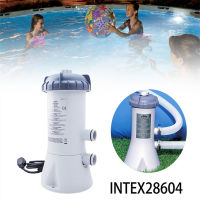 Intex เครื่องกรองน้ำระบบไส้กรอง 2,006 ลิตร/ชม.(สระ 8-12 ฟุต) รุ่น28604 เครื่องกรองสระว่ายน้ำติดตั้งง่ายกรองที่มีประสิทธิ