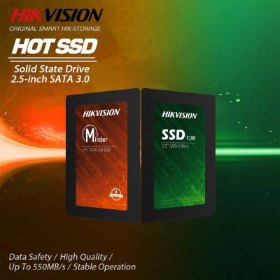 (เอสเอสดี) SSD HIKVISION C100 E100 MinderS 120-128GB SATA 2.5 ประกันศูนย์ไทย 3ปี พร้อมจัดส่ง ssd ssd120 ssd sata3