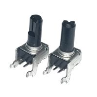 5pcs Japan Noble RK097 Snap-In Insulated Shaft Potentiometers B50K 503 Single-shaft Audio mixer 20mm Flower handle