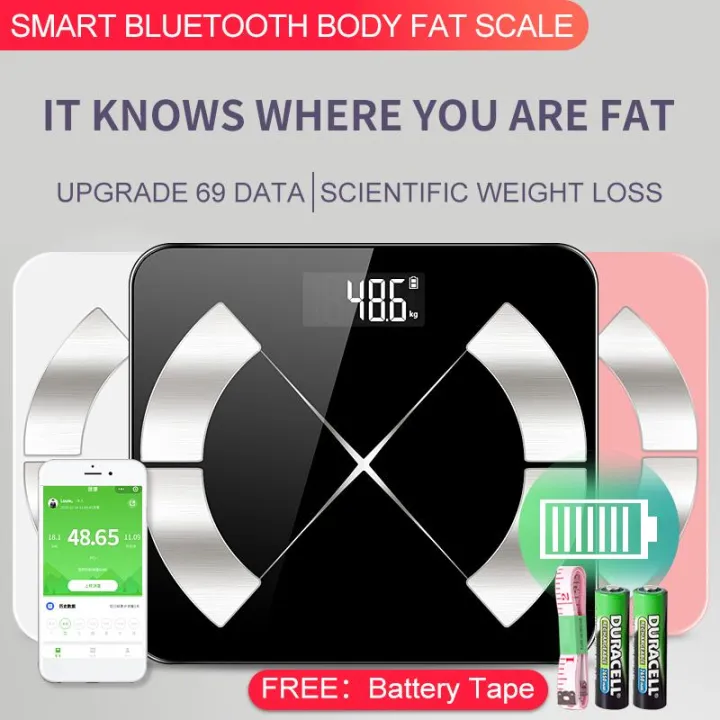 【Scale】Body Fat Scale Smart Bluetooth App High precision Weight Scale digital Scientific Weight