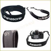 สายคล้องกล้อง แบบนิ่ม สายดำ/อักษรขาว For PANASONIC (1379)