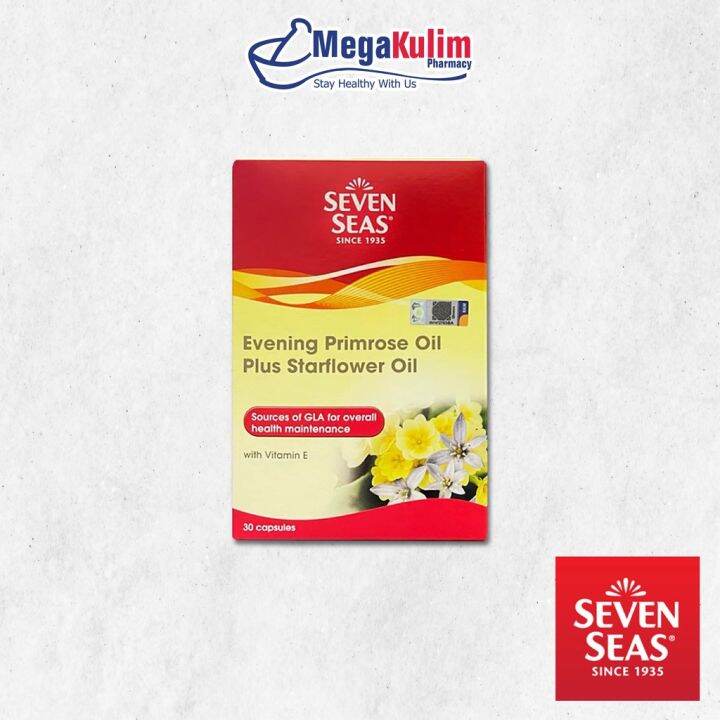 Seven Seas Evening Primrose Oil + Starflower Oil 1000mg (30 Cap) Lazada
