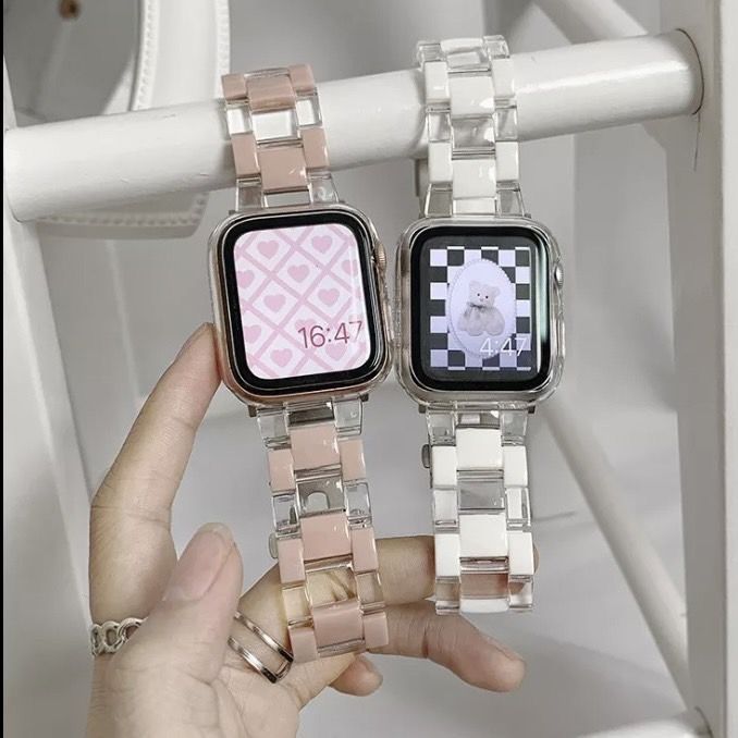 พร้อมส่ง-สายนาฬิกาทูโทน-2สี-สลับกันสีสวยมาก-ใช้ได้กับ-watch-7-6-5-4-3-2-se-x7-x8max-t500-hw22-hw17-k7pro-tk800