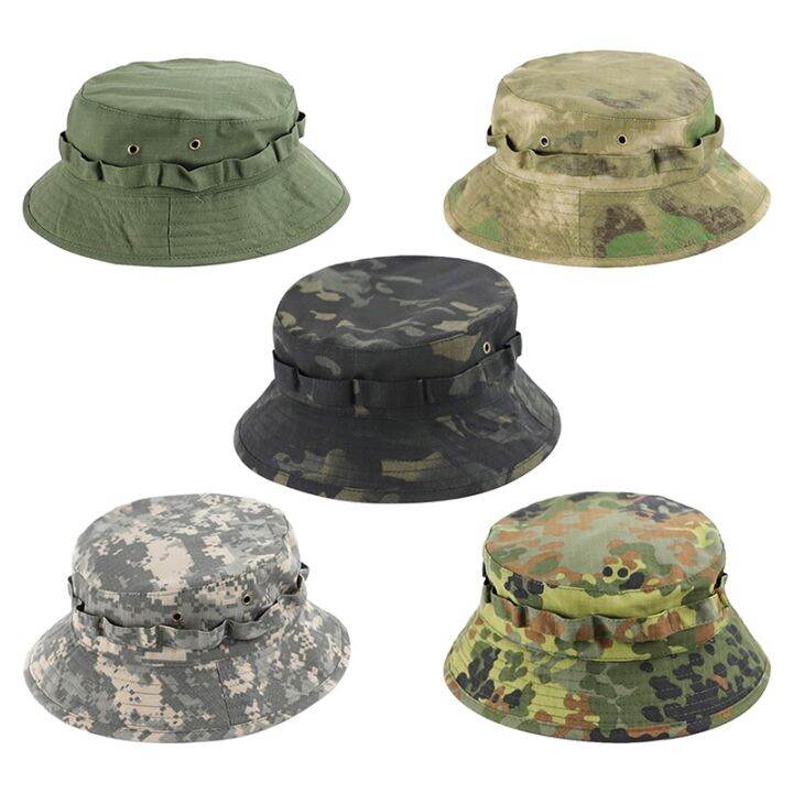 hot-boonie-hat-military-tactical-bucket-hats-for-safari-men-women-hunting-fishing-outdoor-camo-camouflage-cotton-sun-cap