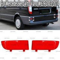 K-รถกันชนหลังสะท้อนแสงปกไม่มีหลอดไฟสำหรับ Benz Vito Viano W639 2003-2014 6398260040 6398260440