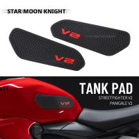 สำหรับ Ducati Streetfighter V2 Panigale V2 2020-รถจักรยานยนต์ด้านข้างการใช้ถัง Pad ถัง Pads Protector สติกเกอร์เข่า Traction Pad