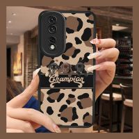 Dirt-resistant couple Phone Case For Huawei Honor80 Pro 5G advanced funny leather creative texture Waterproof simple