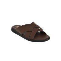 Spot goodsAuthentic(ลดล้างสต๊อก)BATA MENS Sandal COMFIT รองเท้าแตะลำลองชาย แบบสวมเปิดส้น สีน้ำตาล รหัส 8614188 / สีดำ ร