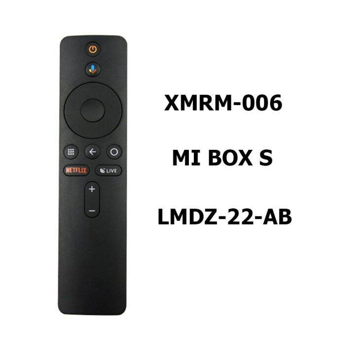 รีโมตคอนโทรลโปรเจคเตอร์-บลูทูธ-สําหรับ-xiaomi-mi-box-s-tv-box-3-4x-google-assistant