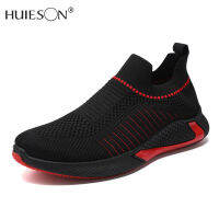 【Huieson】รองเท้าผ้าใบผู้ชาย,รองเท้าลำลองใหม่รองเท้าขนาดใหญ่,รองเท้าวิ่ง,รองเท้าผ้าใบ