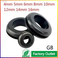 ¤☸ 10/50pcsDouble-sided Protect Rubber Grommets Ring 4/5/6/8/9/10/12/14 /16mm GB Non-toxic Odorless Rubber Gasket For Protect Wire