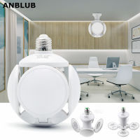 Super Bright E27 LED Football Lamp 30W 40W 55W Deformable Fan Light No Strobe Folding Bulb For Home Warehouse Garage