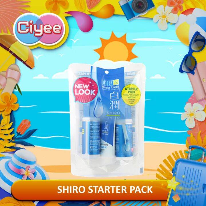 Hada Labo SHIROJYUN Starter Pack 20gr / Hadalabo Shirojyun / Whitening