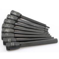 1Pcs150mm Length CR-Mo 1/2 Inch Drive Sockets H4-H12 Hex Screwdriver Bit Set Hand Tools Impact Socket Joint Hexagonal Bits