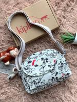 กระเป๋าสะพาย Kipling &amp; Mickey Limited Edition Flax Shoulder Bag กระเป๋าสะพายข้างทรง crossbody