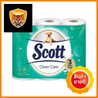 กระดาษชำระ SCOTT CLEAN CARE แพ็ค6TOILET TISSUE SCOTT CLEAN CARE PACK 6 **ของแท้100%**