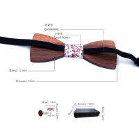 (ร้อน) แฟชั่น Hankerchief Mens Ties ชุด Pocket Square ไม้ Bow Tie Slim Tie Mens ถัก Ties