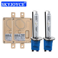 SKYJOYCE 9012 55วัตต์ C An BUS HID ชุดไฟซีนอน5500พันอย่างรวดเร็วสดใส H1 H11 HB3 D2H H7อัตโนมัติไฟหน้าปราศจากข้อผิดพลาดบัลลาสต์รถ HID ชุด