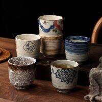 hotx【DT】 style Hefeng hand-painted ceramic tea cup wine size drinking hotel heat-resistant thickened home